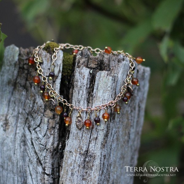 "Aki" bracelet — with stones