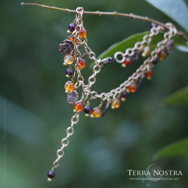 "Aki" bracelet — with stones