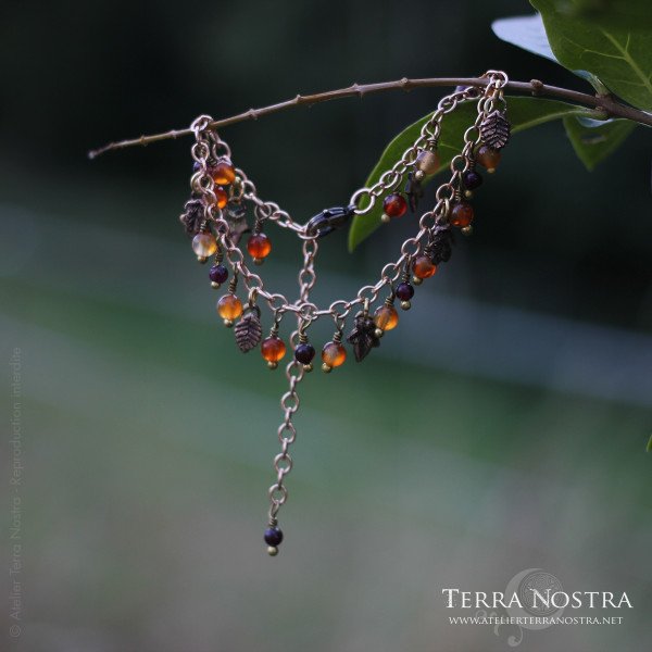 "Aki" bracelet — with stones