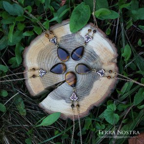 Collier "Helia" — Oeil de tigre