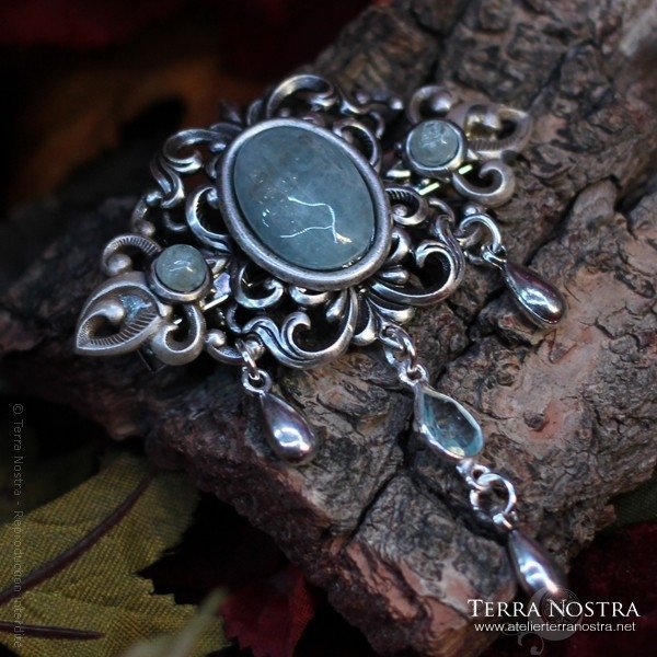 Barrette à cheveux "Rosa"