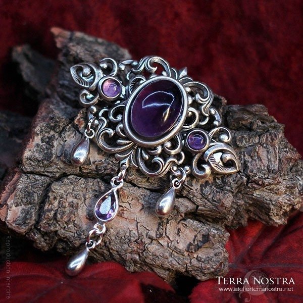 Barrette à cheveux "Rosa"