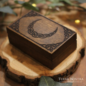 "Luna" celtic wooden box