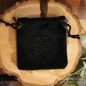 Pochette de protection "Celtic Circle" en velours noir