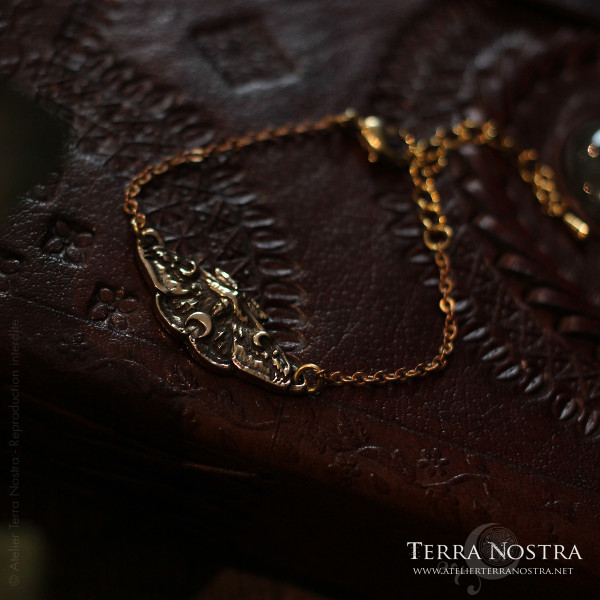"Moho" bronze and brass bracelet