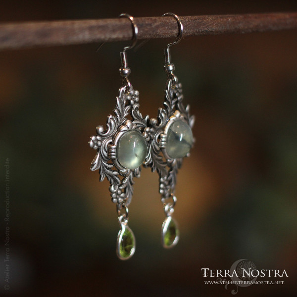 Boucles d'Oreilles nature "The Garden of Whispers"