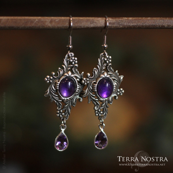 Boucles d'Oreilles nature "The Garden of Whispers"