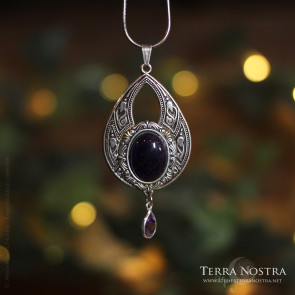 Pendentif elfique / Art nouveau "Enora"