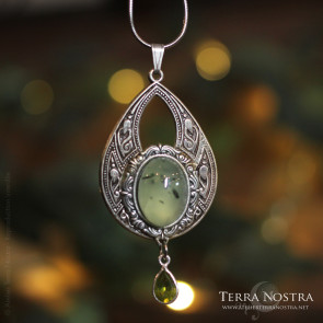 Pendentif elfique / Art nouveau "Enora"