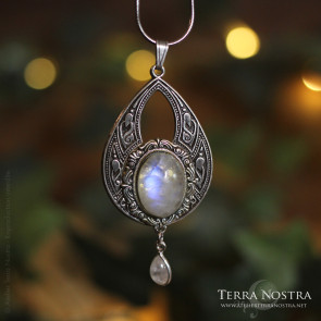 Pendentif elfique / Art nouveau "Enora"