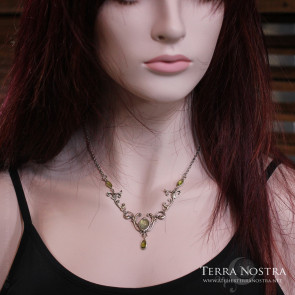 Collier elfique "Iluisà" en pierres naturelles