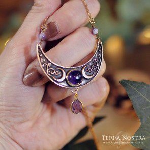 "Canta" Necklace — Amethyst