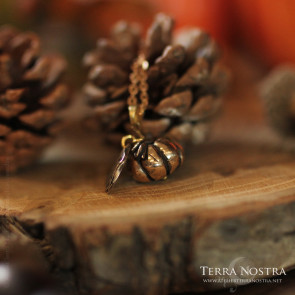 Pendentif citrouille "Harvest" en bronze