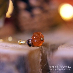 [Précommande] Mini citrouilles d'oreilles "Harvest" en cornaline