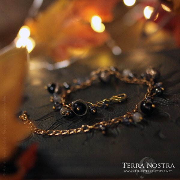Bracelet glands "Automnal" — Noir