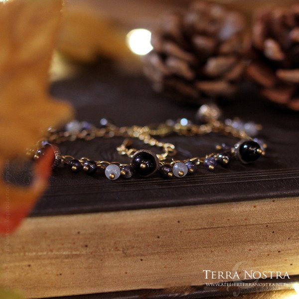 Bracelet glands "Automnal" — Noir