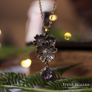 Pendentif Mauve des Bois "Nalba" — Améthyste