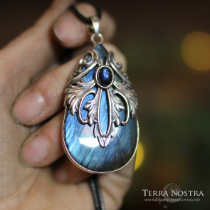 "Night Sky" pendant — Labradorite