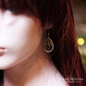 Boucles d'Oreilles art nouveau "Enora"