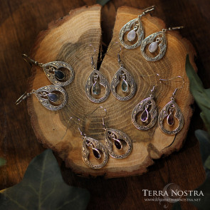 Boucles d'Oreilles art nouveau "Enora"