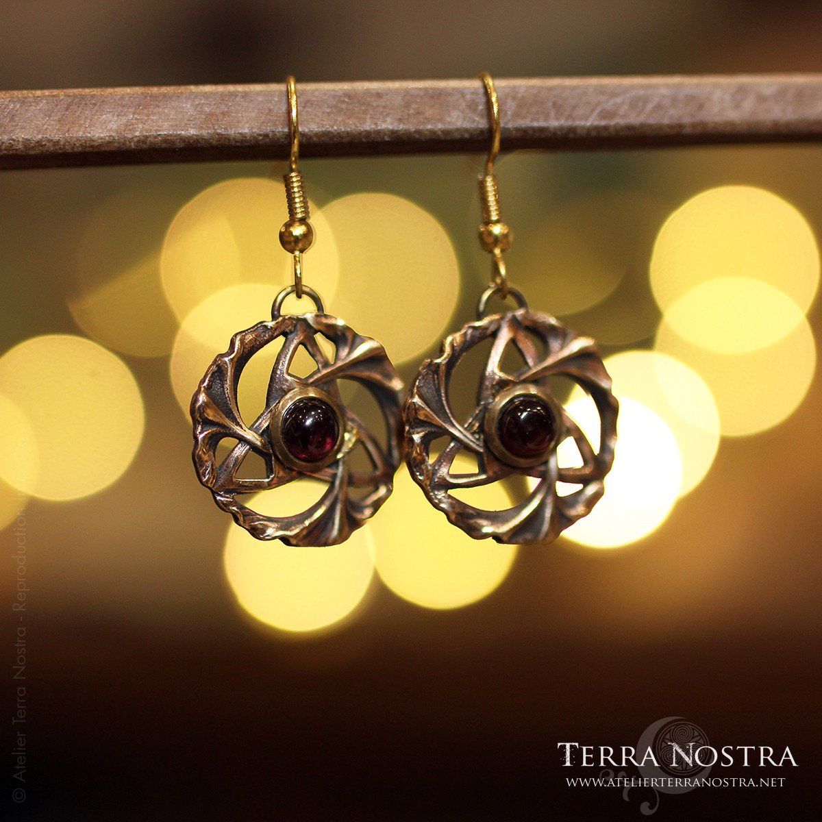 "Threefold" Earrings