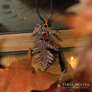 "Alessa" fern pendant with...