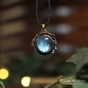 "Sol" bronze and blue...