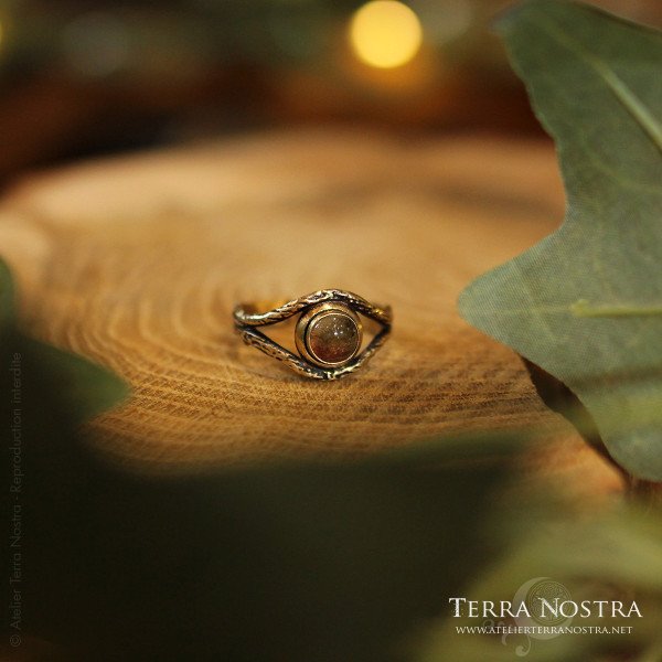 "Idūz" Ring — Pink tourmaline S58