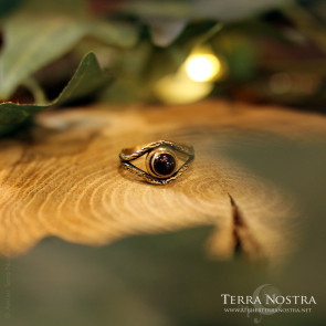 Bague "Idūz" — Tourmaline rose foncée T57