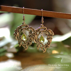 Boucles d'Oreilles art nouveau "Alicia"