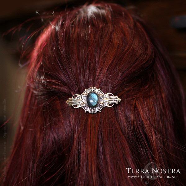 Barrette à cheveux art déco "Nova"