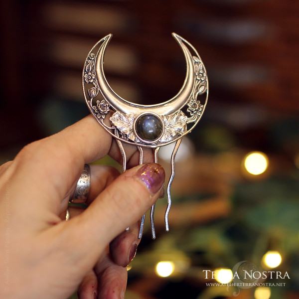 Grand peigne à Chignon "Astra"