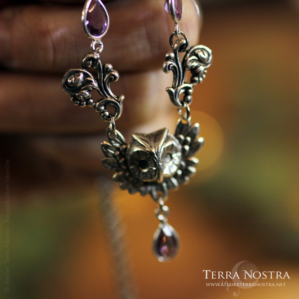 "Louma" owl Necklace