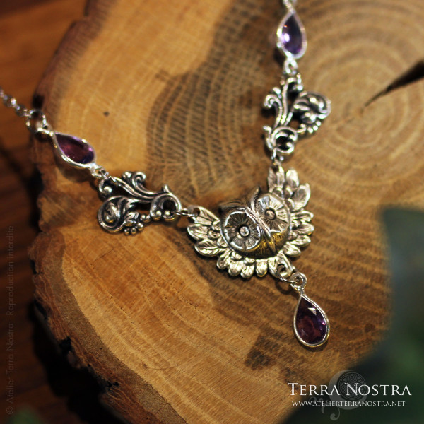 "Louma" owl Necklace