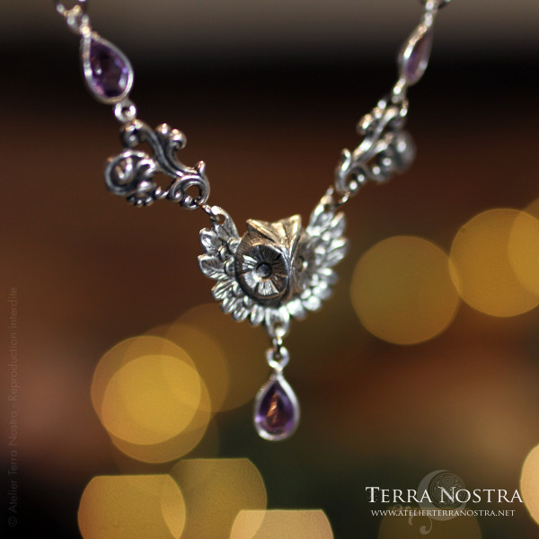 "Louma" owl Necklace