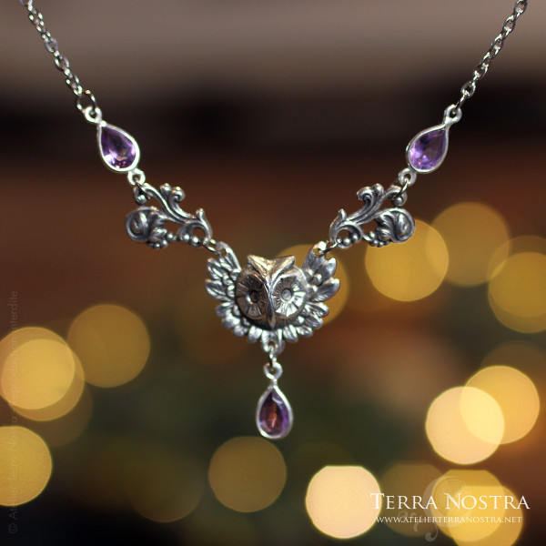 "Louma" owl Necklace