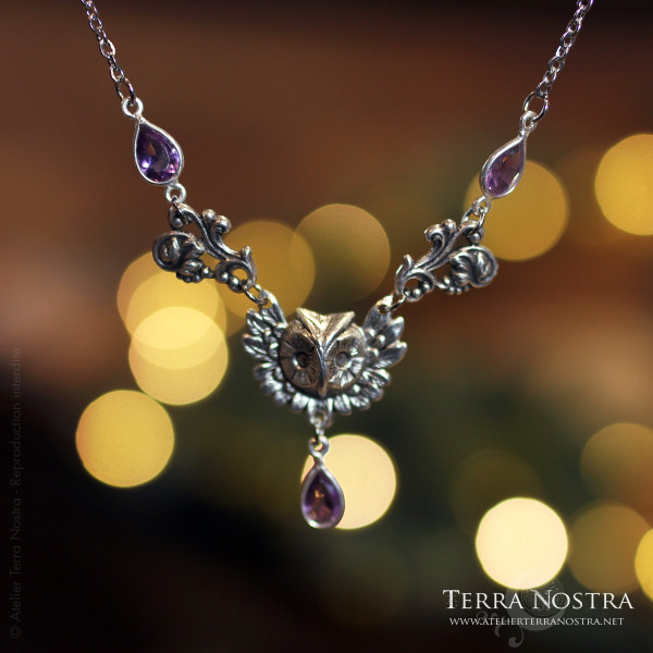 "Louma" owl Necklace