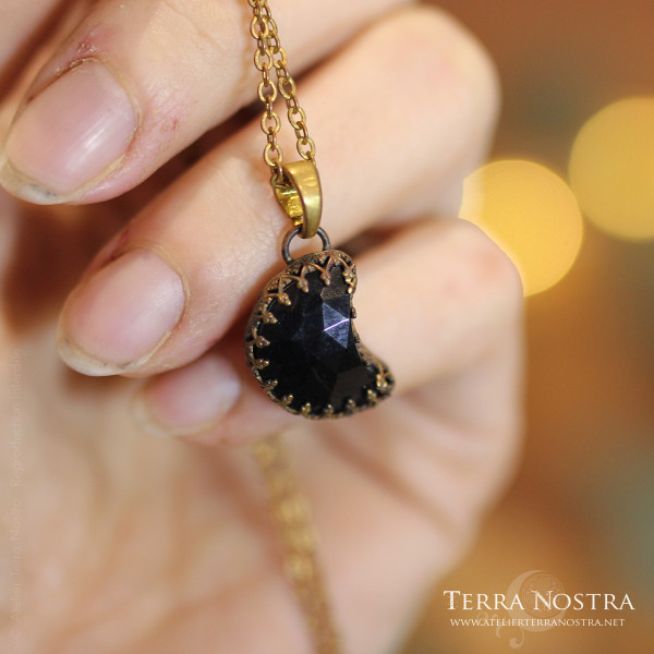 Mini pendentif "Noctis" — Onyx