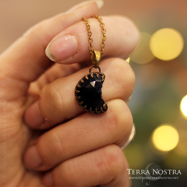 Mini pendentif "Noctis" — Onyx