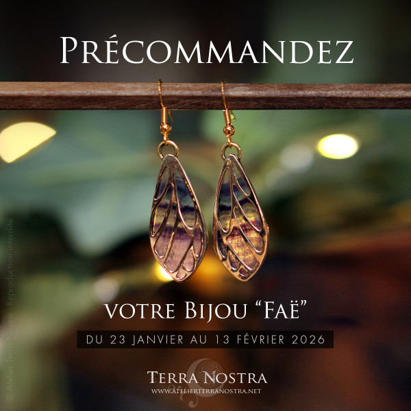 [PRECOMMANDE] Boucles d'oreilles "Faë"