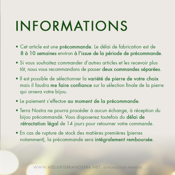 [PRECOMMANDE] Pendentif "Faë"