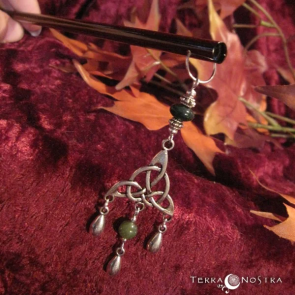 Pic à cheveux "Murmure celtique"