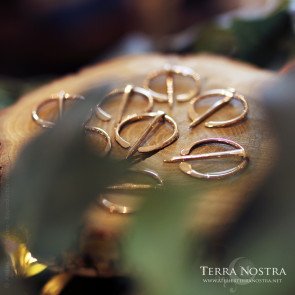 Mini-Fibule "Ash" en bronze