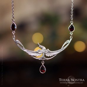 Collier art nouveau "Lyra"...