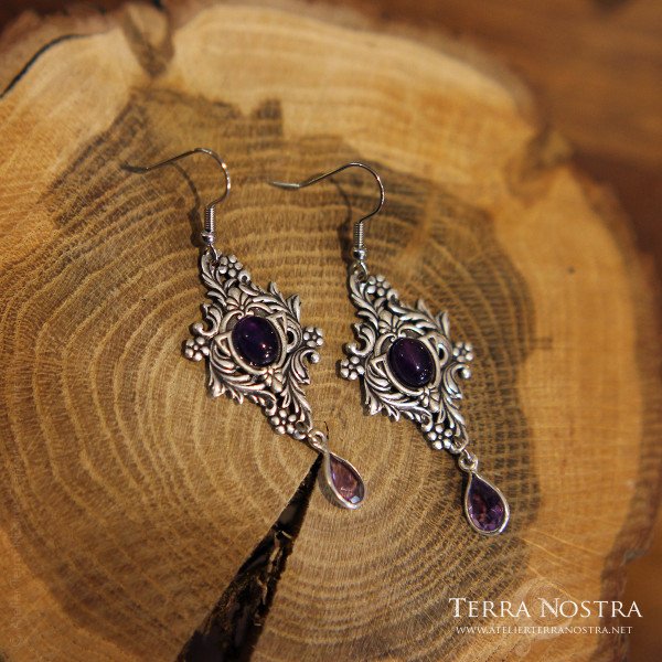 Boucles d'oreilles nature "The Garden of Whispers"