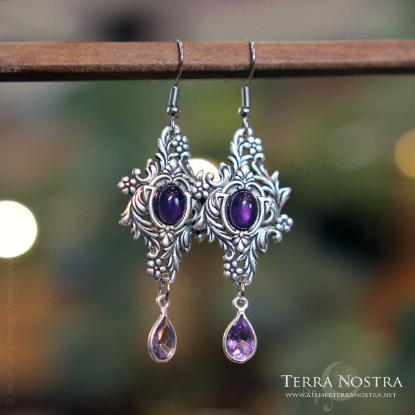 Boucles d'oreilles nature "The Garden of Whispers"