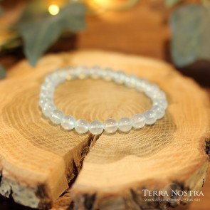 Bracelet boule Aigue Marine...