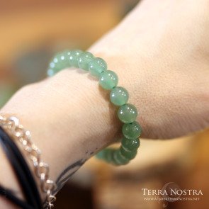 Bracelet boule Aventurine verte 8mm