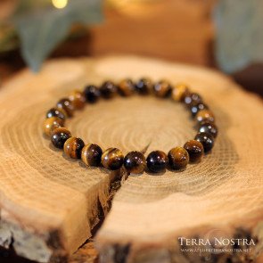 Bracelet boule 8mm Oeil de...