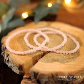Bracelet boule Quartz Rose — Tailles au choix